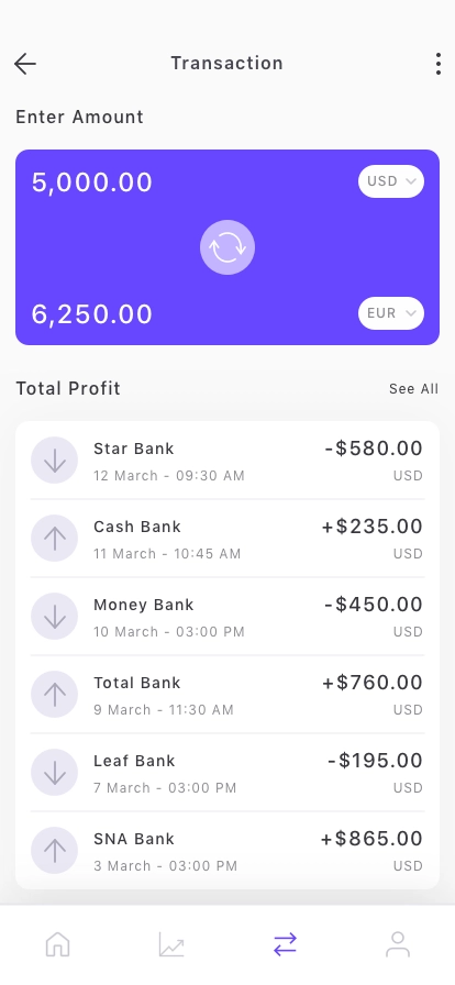 Finance & Banking Mobile App UI Kit - Screenshot 4