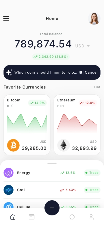 AI Staking Platform Mobile App UI Kit - Screenshot 1