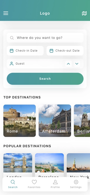 Hotel Booking & Reservation App UI Kit - Screenshot 19