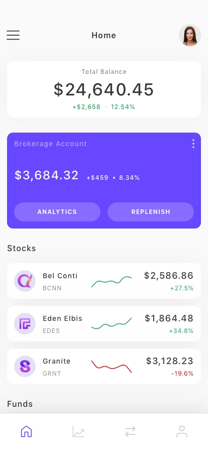 Finance & Banking Mobile App UI Kit - Screenshot 5