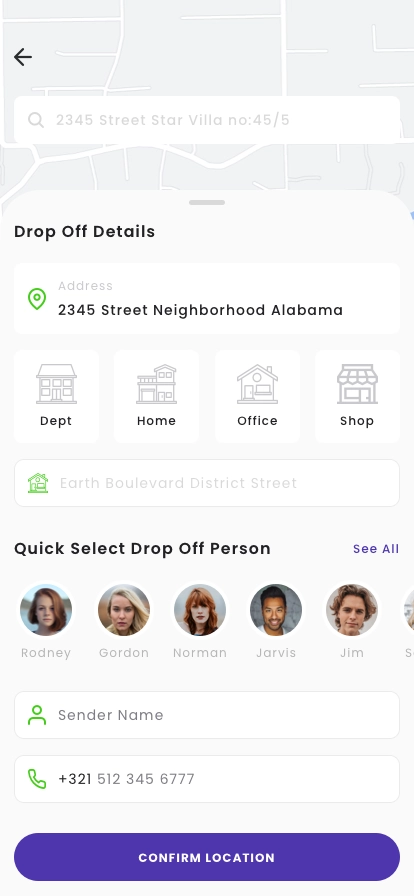 Logistic Service App UI Kit - Screenshot 2