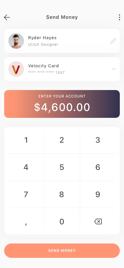 Wallet Mobile App UI Kit - Screenshot 5