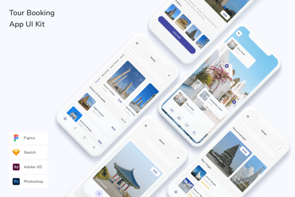 Tour Booking App UI Kit