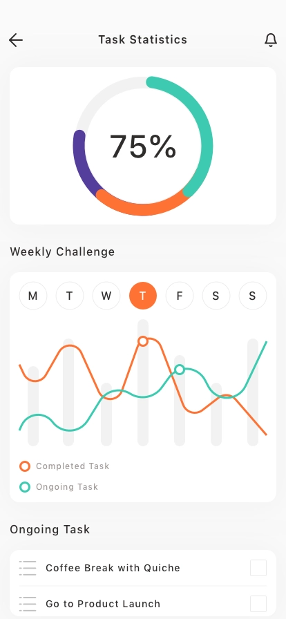 Acitivity Management App UI Kit - Screenshot 3
