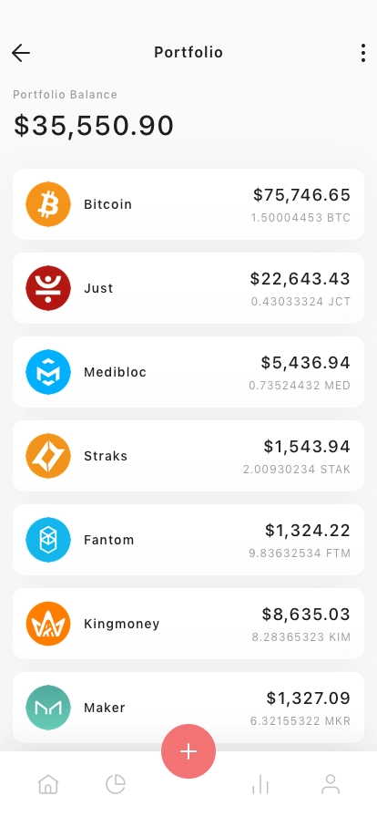 Cryptocurrency Mobile App UI Kit - Screenshot 2