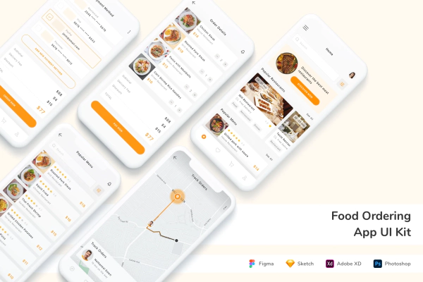 Food Ordering App UI Kit