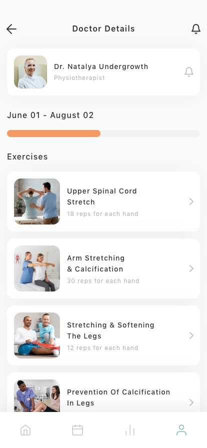 Physical Therapy Mobile App UI Kit - Screenshot 5