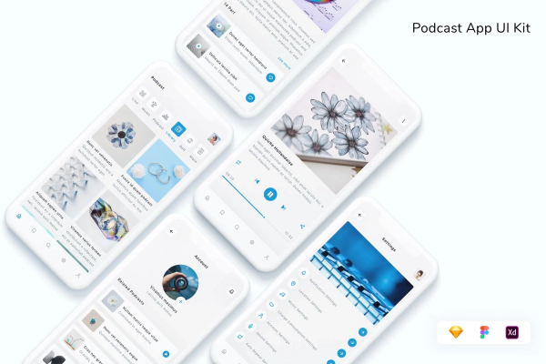 Podcast App UI Kit