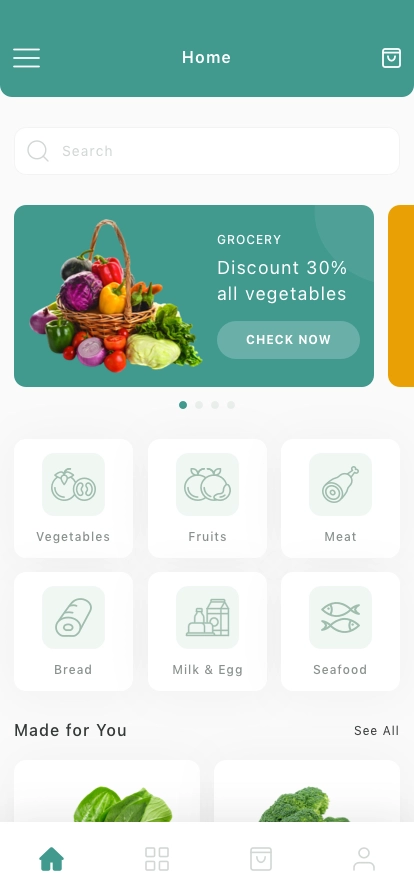 Grocery Mobile App UI Kit - Screenshot 3