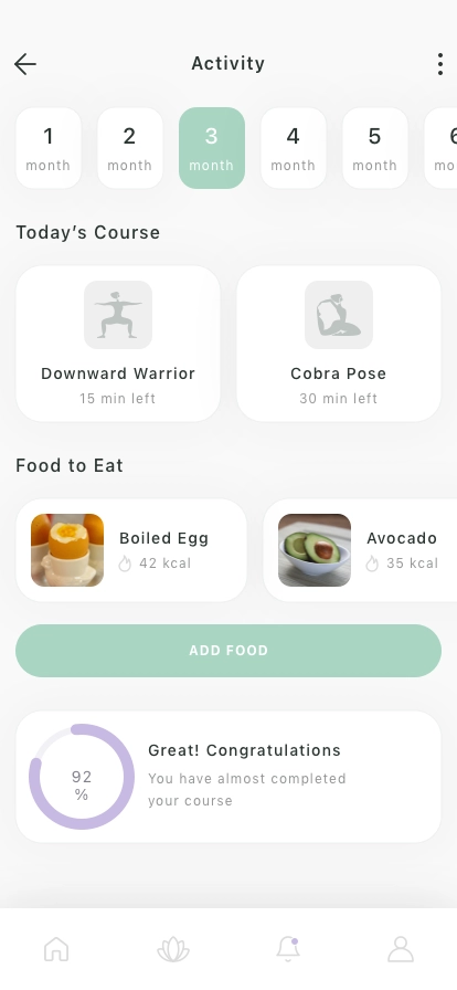 Yoga & Meditation Mobile App UI Kit - Screenshot 4