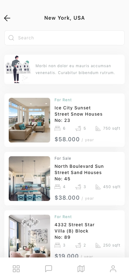 AI Rent Property Mobile App UI Kit - Screenshot 4