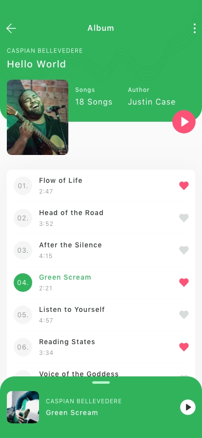 Music Player Mobile App UI Kit - Screenshot 4