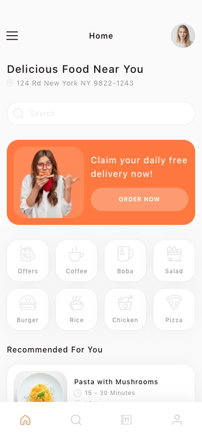 Delivery Service Mobile App UI Kit - Screenshot 3