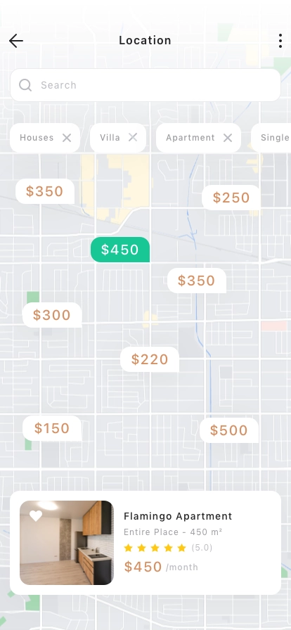 Home Rental Mobile App UI Kit - Screenshot 4