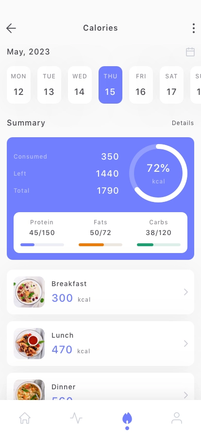 Health Assistant Mobile App UI Kit - Screenshot 4
