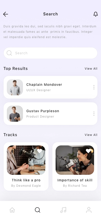 Podcast Player Mobile App UI Kit - Screenshot 2
