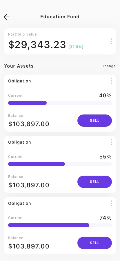 Investment Mobile App UI Kit - Screenshot 2