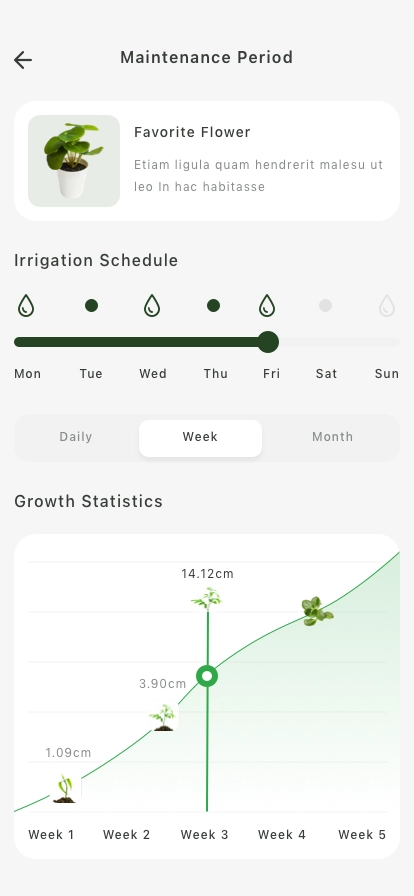 Plant Growing Mobile App UI Kit - Screenshot 3