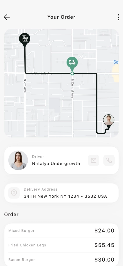Food Ordering Mobile App UI Kit - Screenshot 2