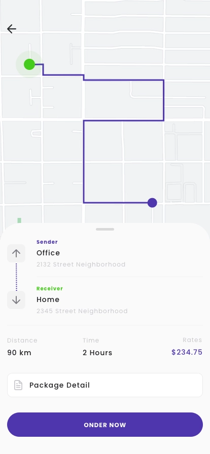 Logistic Service App UI Kit - Screenshot 4