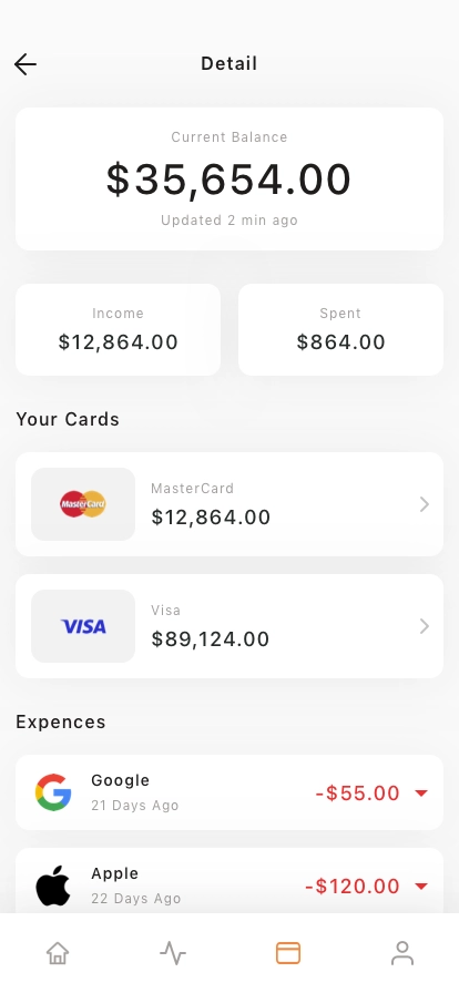 Finance & Payment App UI Kit - Screenshot 4