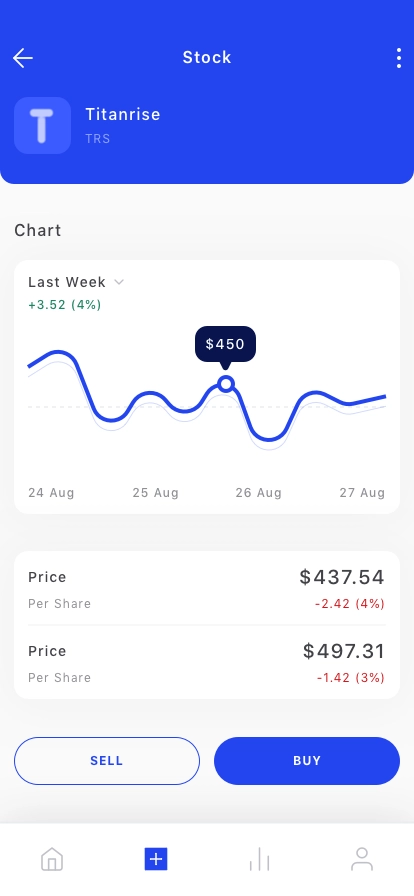Investment Mobile App UI Kit - Screenshot 3