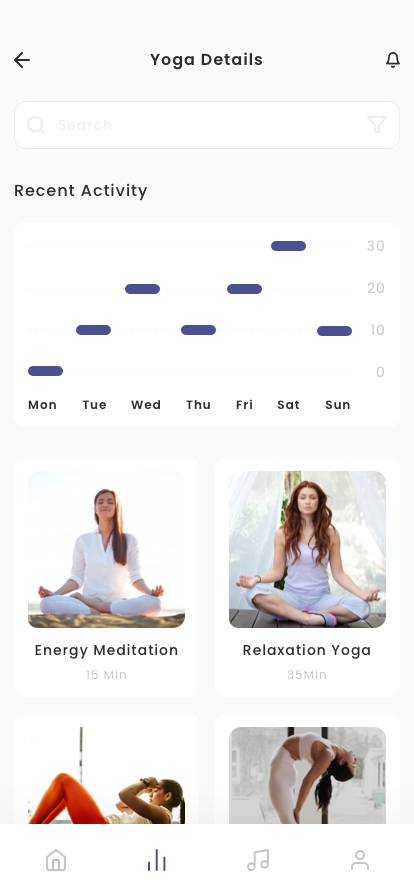Yoga & Meditation Mobile App UI Kit - Screenshot 2