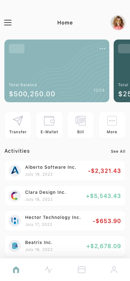 Digital Wallet Mobile App UI Kit - Screenshot 2