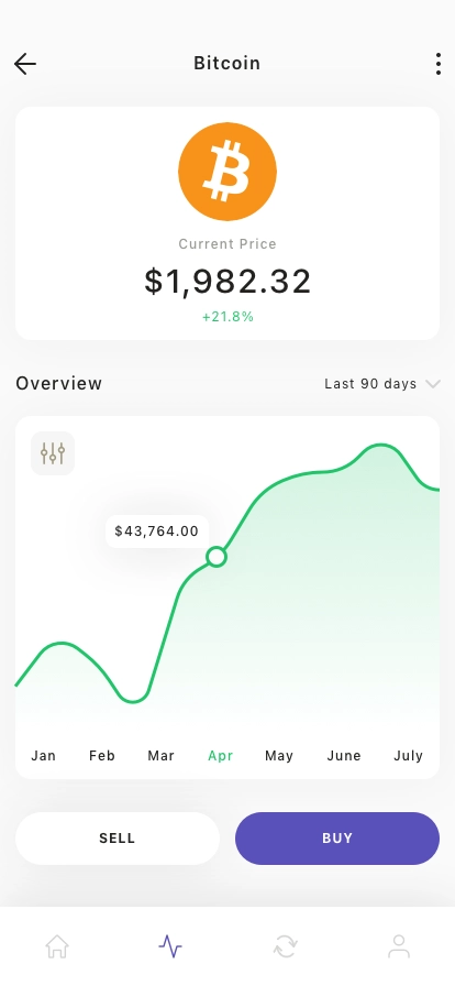 Crypto Wallet Mobile App UI Kit - Screenshot 3