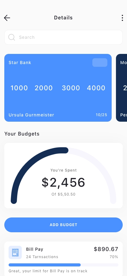 Finance & Wallet Mobile App UI Kit - Screenshot 4