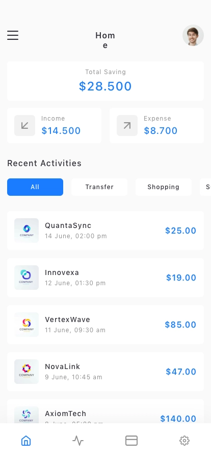 Stock Market Mobile App UI Kit - Screenshot 3