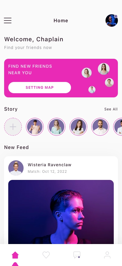 Dating Mobile App UI Kit - Screenshot 1