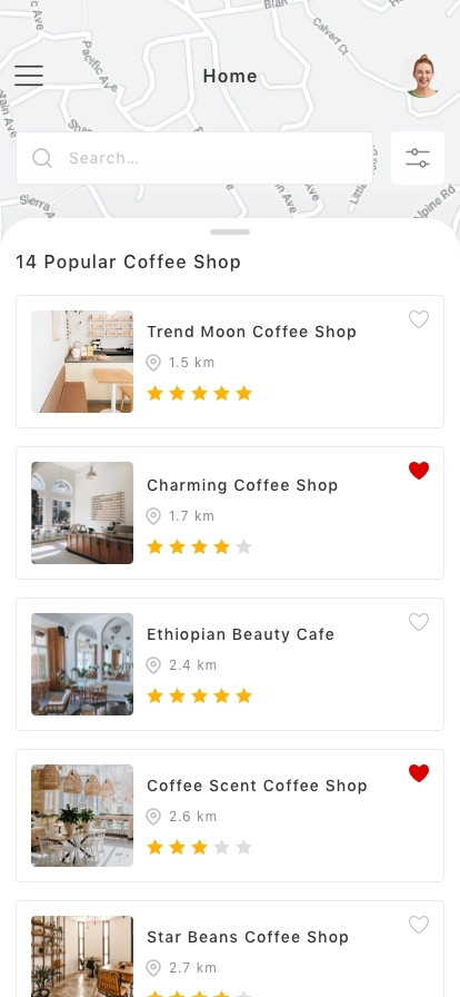 Coffee eCommerce App UI Kit - Screenshot 1