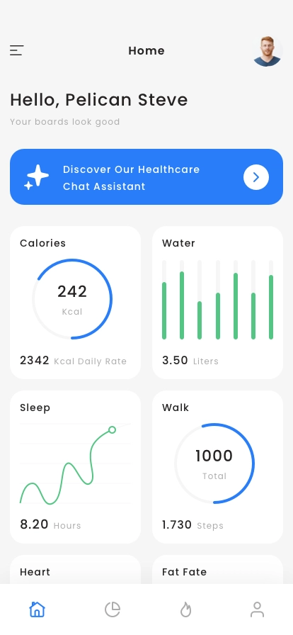AI Health Assistant Mobile App UI Kit - Screenshot 1