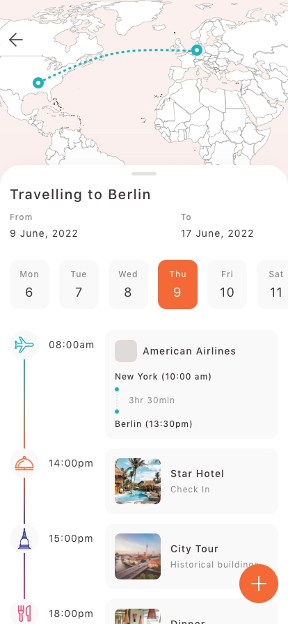 Trip Planner Mobile App UI Kit - Screenshot 5
