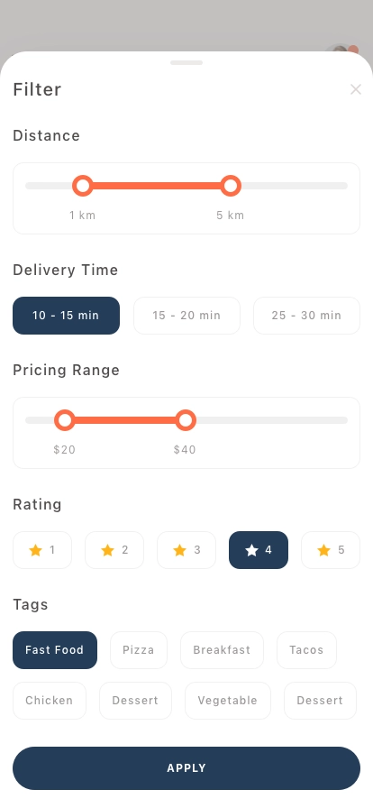 Food Order & Delivery Mobile App UI Kit - Screenshot 3
