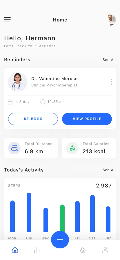Healthcare Companion Mobile App UI Kit - Screenshot 2