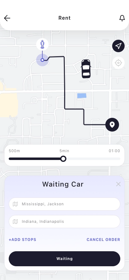 Ride Share Mobile App UI Kit - Screenshot 2
