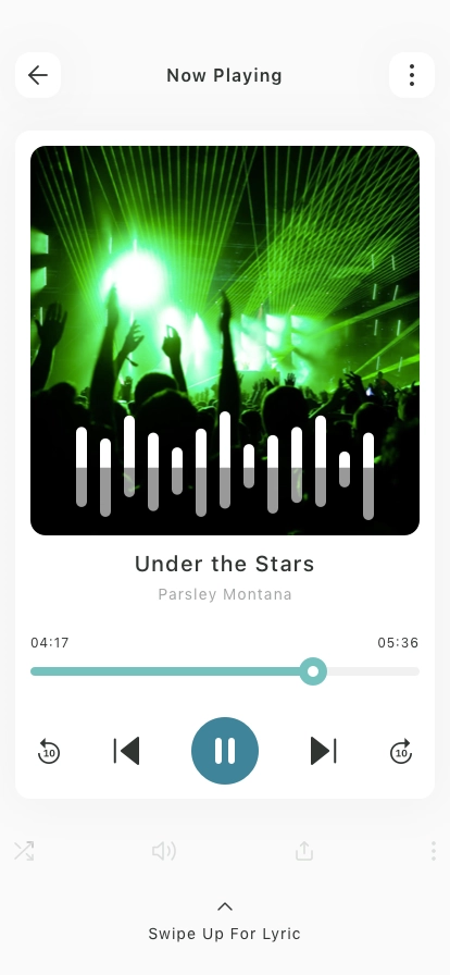 AI Music Player Mobile App UI Kit - Screenshot 5