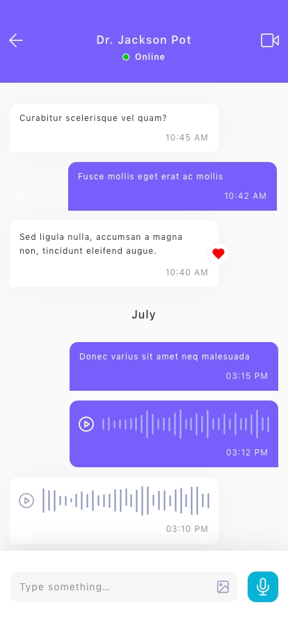 Doctor & Medical Mobile App UI Kit - Screenshot 4