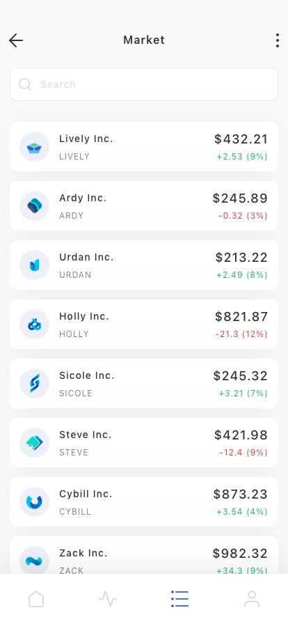 Investment & Finance Mobile App UI Kit - Screenshot 2