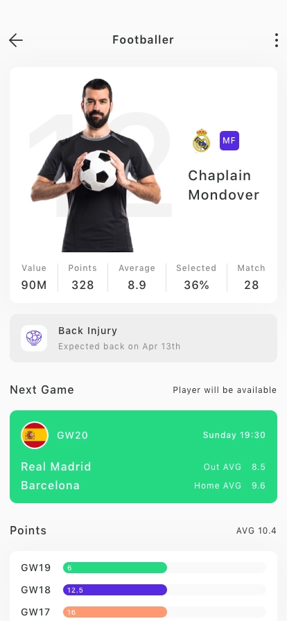 Football Manager Game App UI Kit for Figma, Sketch & XD | UIworkshop