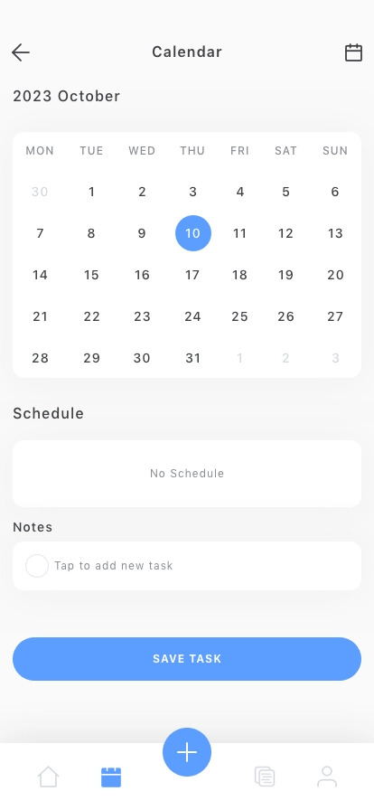 Calendar & Schedule Mobile App UI Kit - Screenshot 4