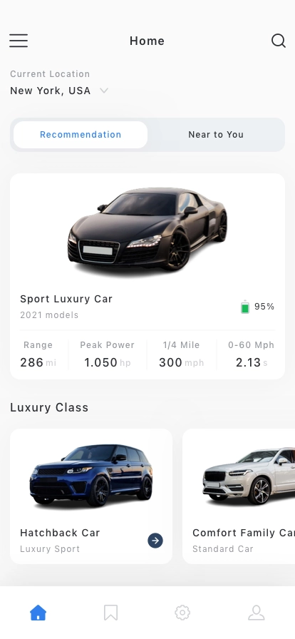 Car Rental Mobile App UI Kit - Screenshot 3