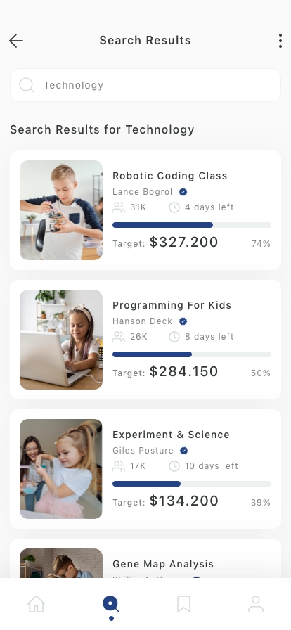Charity Mobile App UI Kit - Screenshot 3