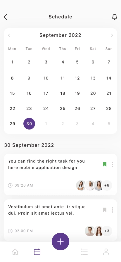 Task Planner Mobile App UI Kit - Screenshot 4