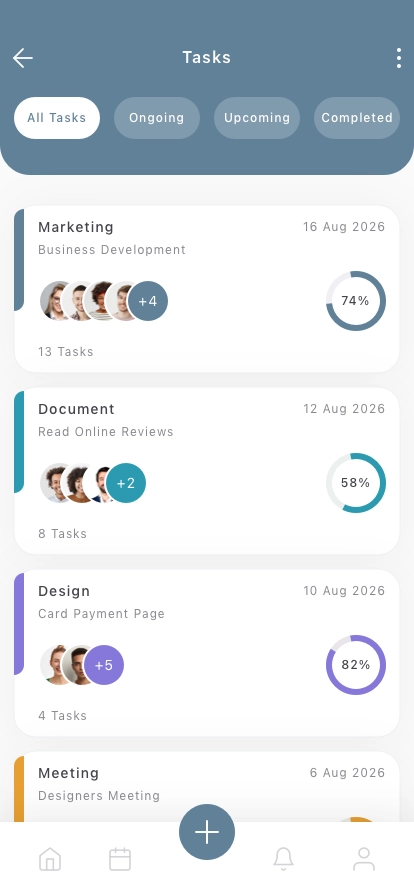 Task Manager Mobile App UI Kit - Screenshot 2