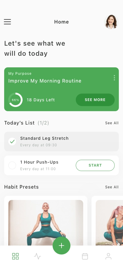 Habit Tracker Mobile App UI Kit - Screenshot 1