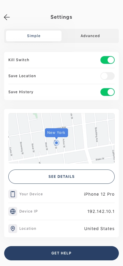 VPN & Speed Test Mobile App UI Kit - Screenshot 4