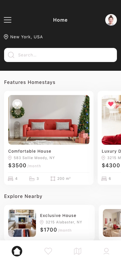 Property Finder Mobile App UI Kit - Screenshot 1